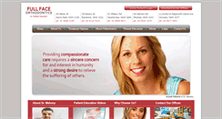 Desktop Screenshot of fullfaceorthodontics.com.au